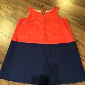 Color blocking Shift dress